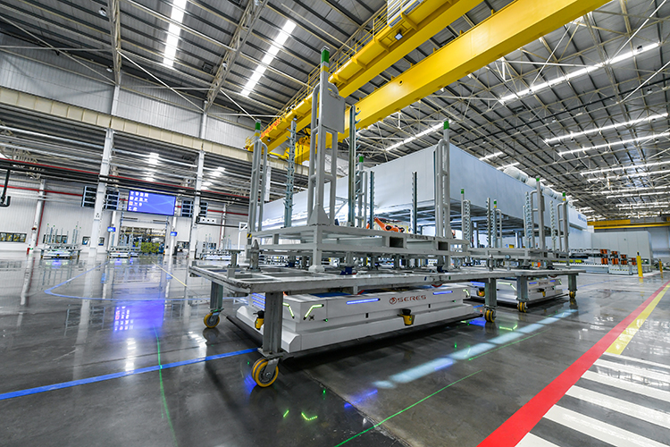 走進賽力斯重慶智慧工廠aito問界m5生產過程揭秘